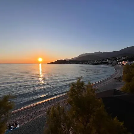Potam'sea Bliss 34- Front, Sun Beds & Parking Himare