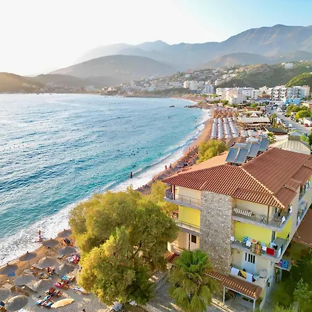 Potam'sea Bliss 34- Front, Sun Beds & Parking Himare